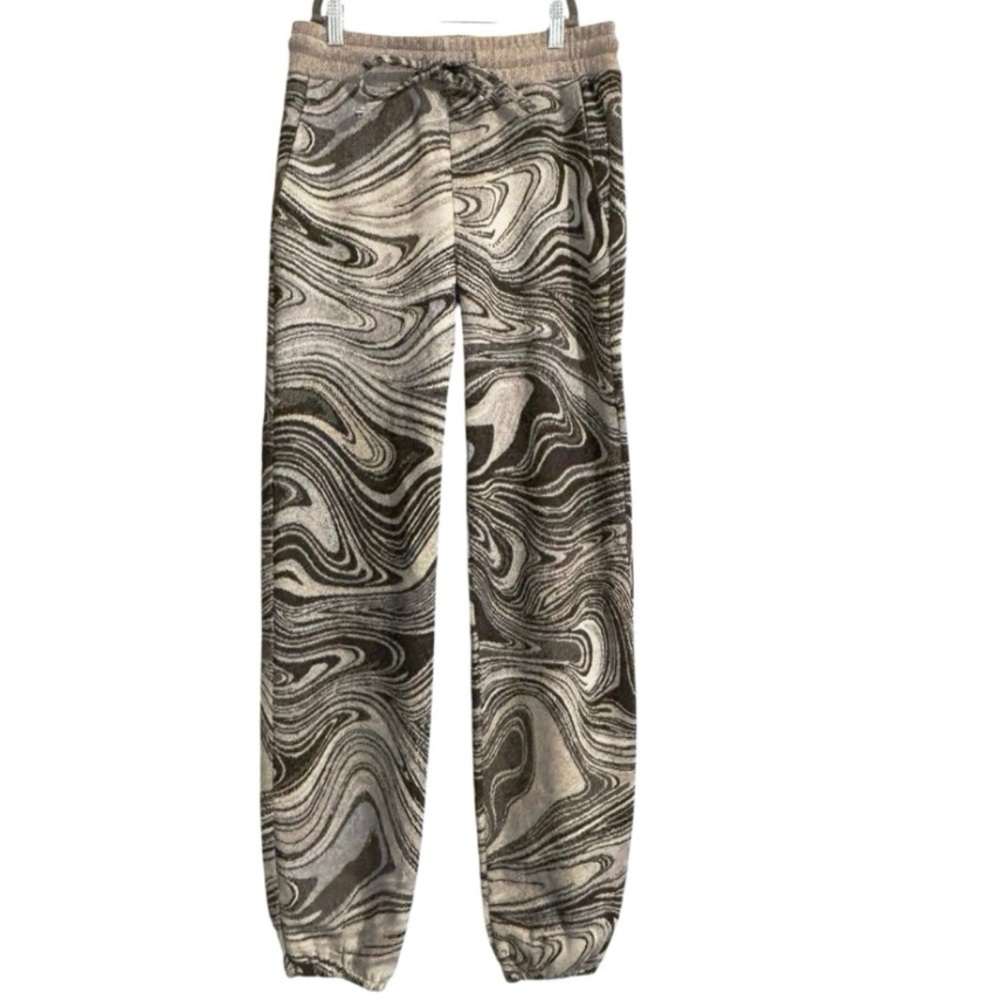 Twenty Montreal Marble Swirl Knit Jogger Pants Size Small